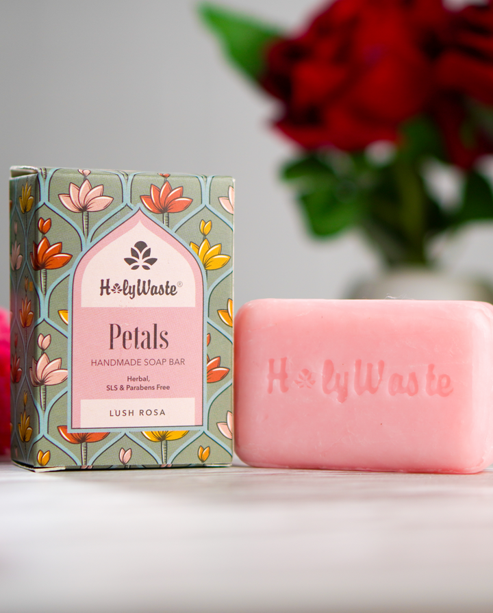 HolyWaste® Petals Soap Bar (100gms)