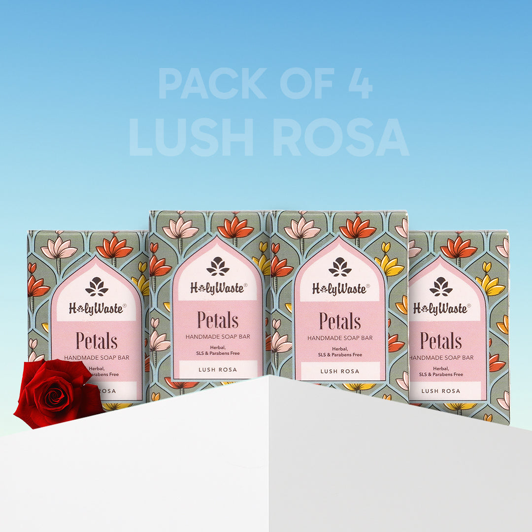 HolyWaste® Petals Soap Bar (100gms)