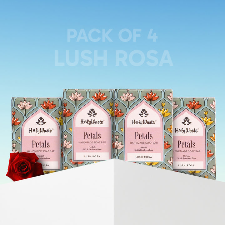 HolyWaste® Petals Soap Bar (100gms)