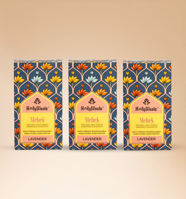 HolyWaste® Mehek Wax tablets Ambience Enhancer (1 Tablets; 65gms each)