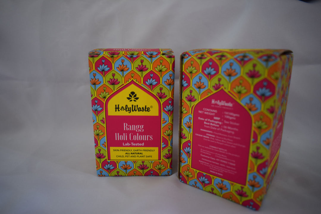 HolyWaste® Rangg Holi Colours - 100gms Single Colour Pack