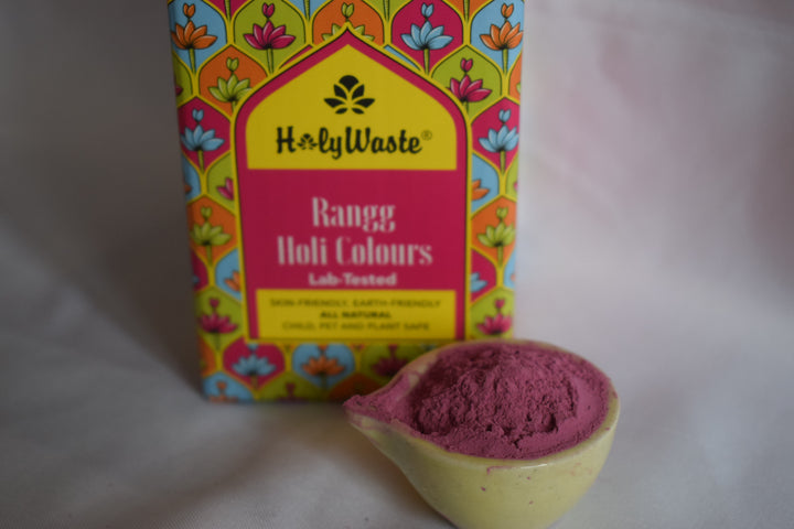 HolyWaste® Rangg Holi Colours - 100gms Single Colour Pack