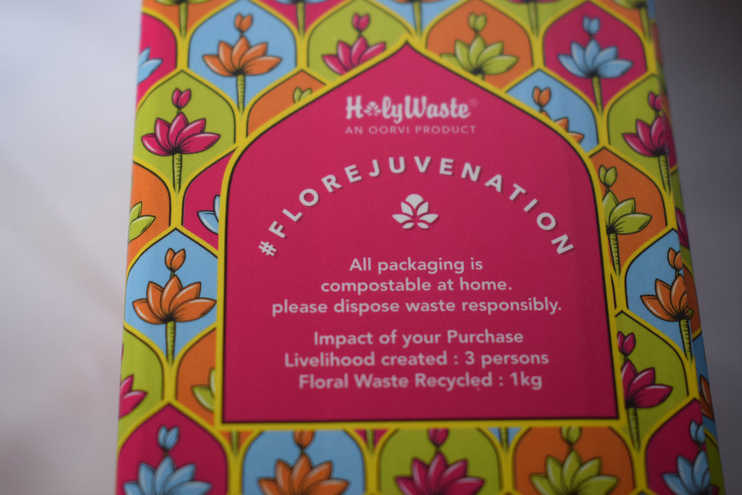 HolyWaste® Rangg Holi Colours - 100gms Single Colour Pack