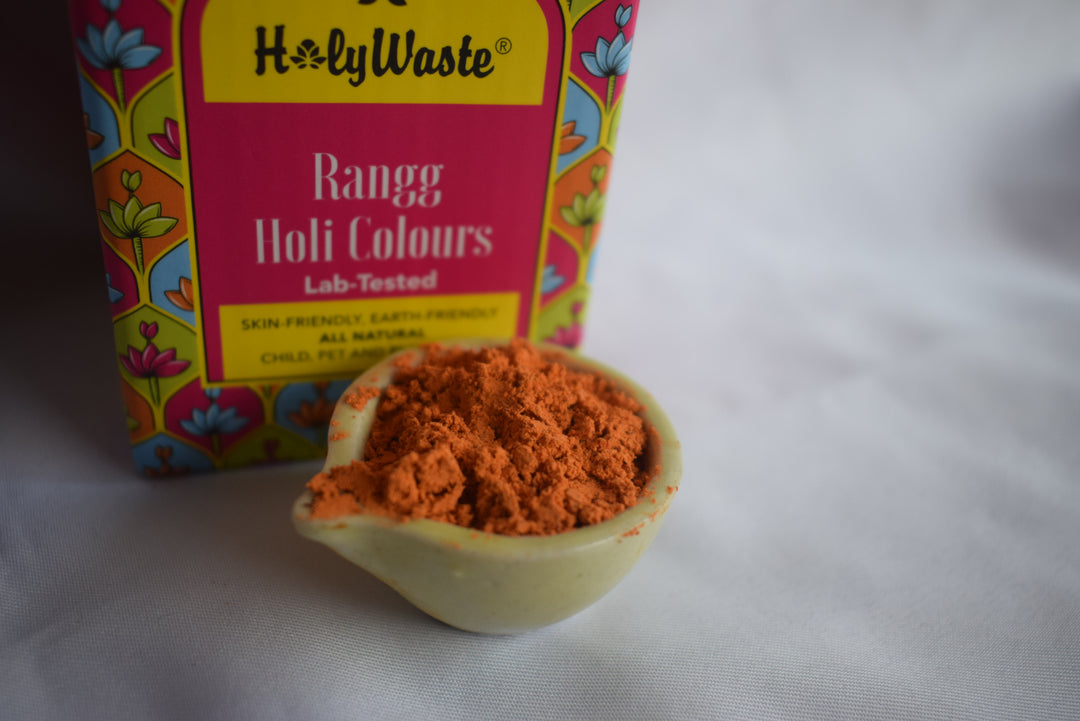 HolyWaste® Rangg Holi Colours - 100gms Single Colour Pack