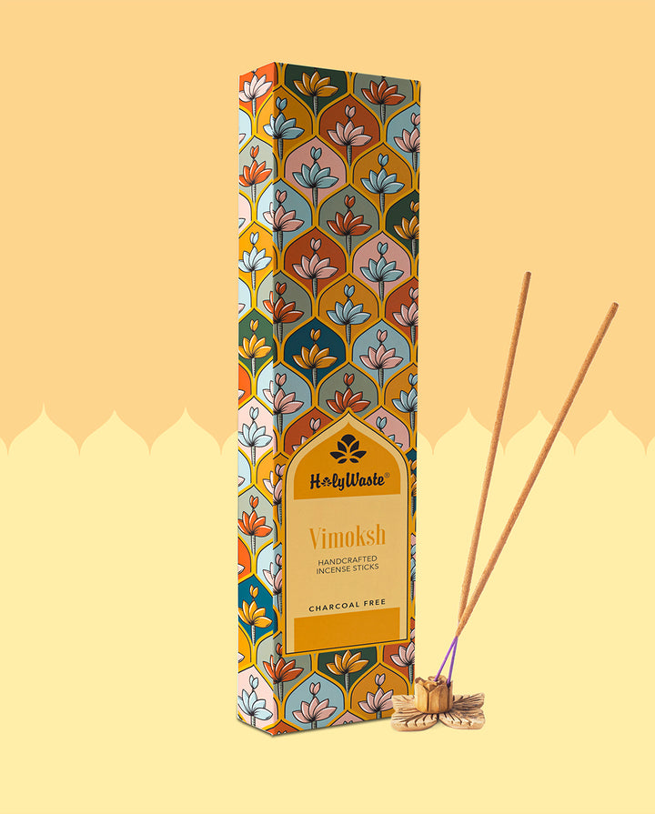 HolyWaste® Vimoksh Charcoal-free Incense Sticks (35 sticks)