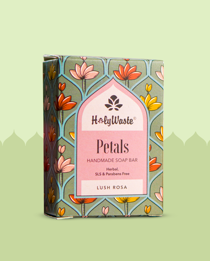 HolyWaste® Petals Soap Bar (100gms)